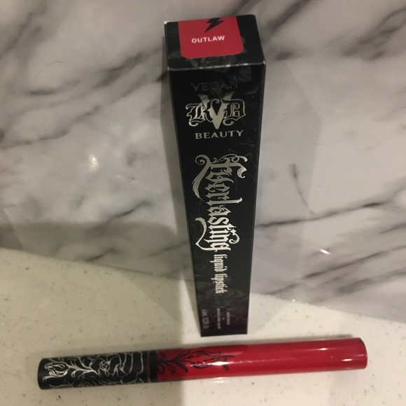 Other - Kat Von D everlasting liquid lipstick out law beautiful red colour